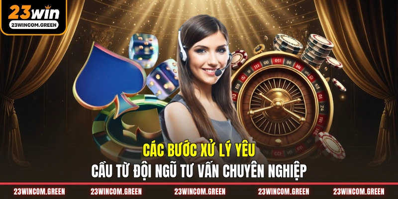 Các bước xử lý yêu cầu từ đội ngũ tư vấn chuyên nghiệp