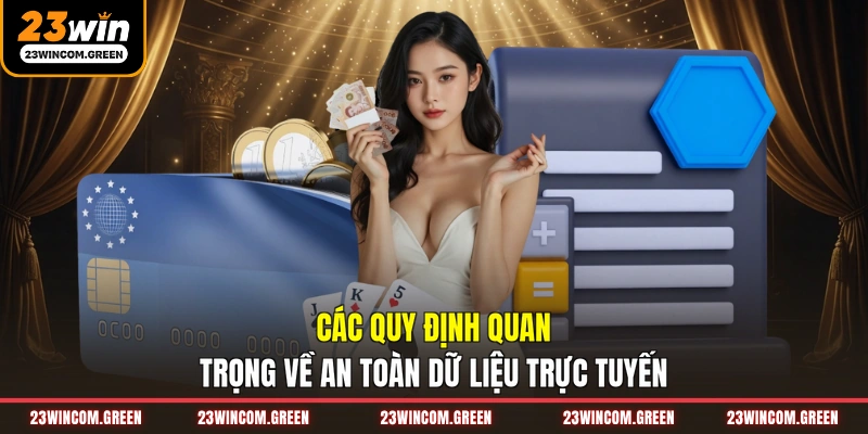 Các quy định quan trọng về an toàn dữ liệu trực tuyến