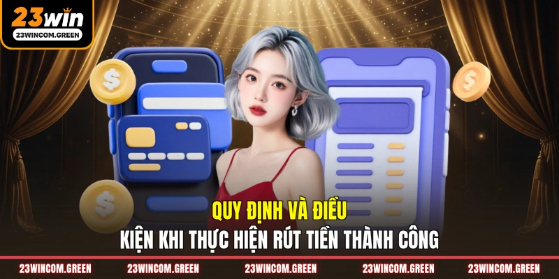 Quy định và điều kiện khi thực hiện rút tiền thành công